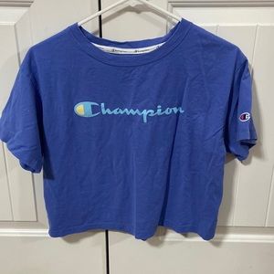 Womens size small champion cropped tee shirt
